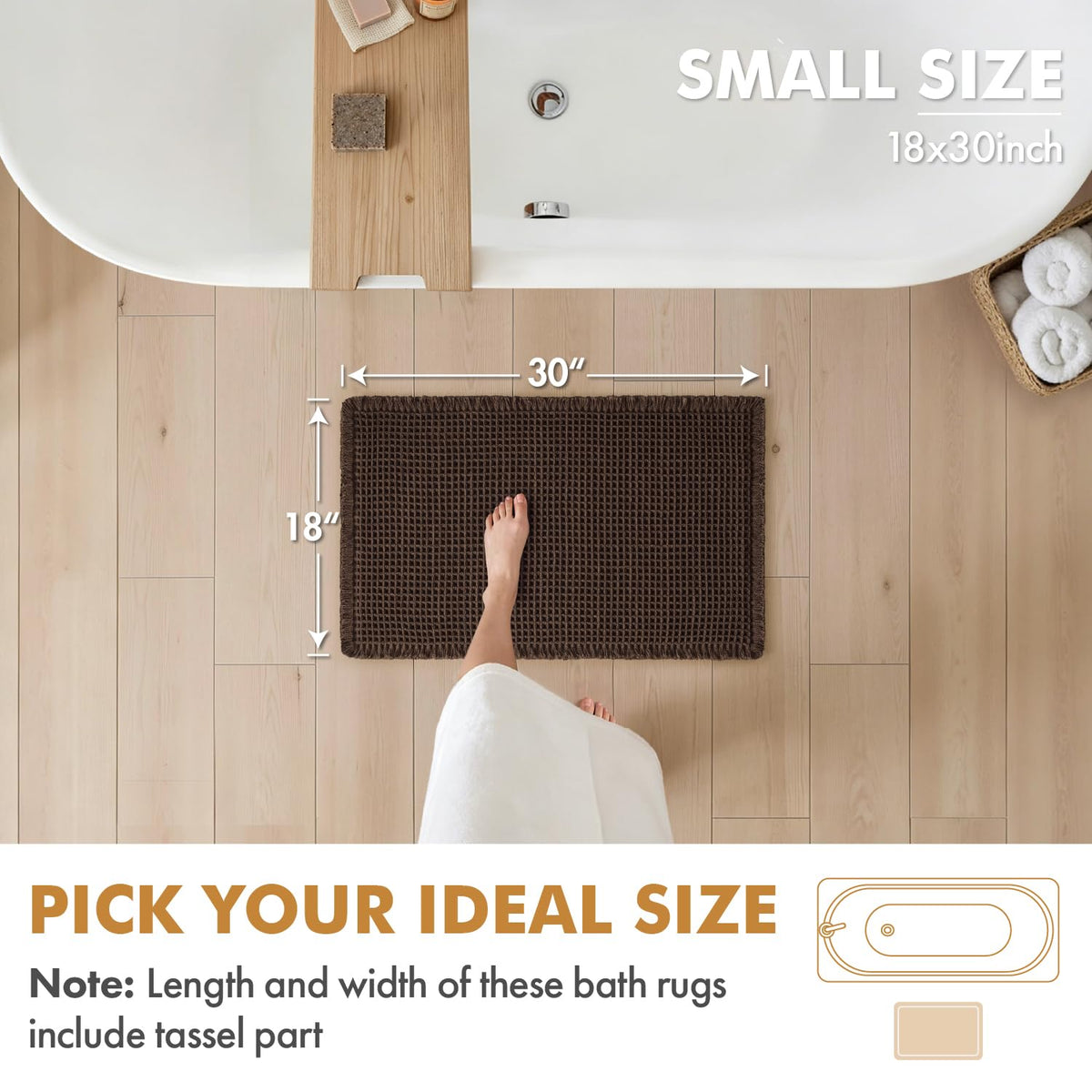 MIULEE waffle texture closeup highlights dense yarns for durable use over time.