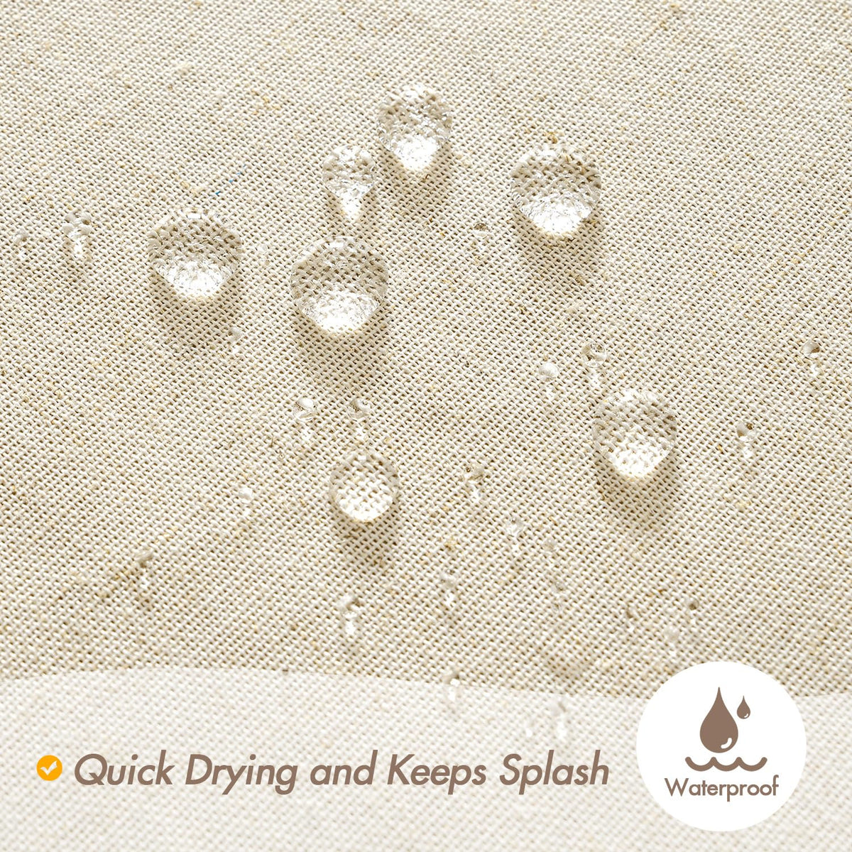 MIULEE water-repellent coating helps keep your bathroom dry