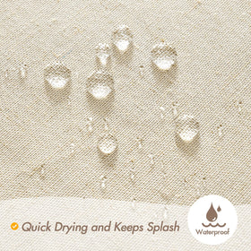 MIULEE water-repellent coating helps keep your bathroom dry