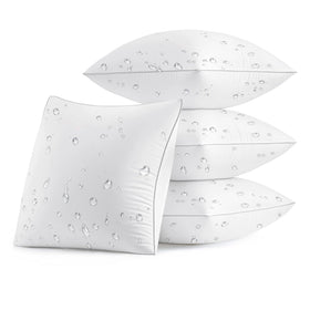 MIULEE outdoor pillow insert with waterproof layer ideal for patio cushions