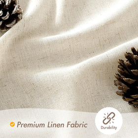 MIULEE weighted hem keeps curtain draped and steady