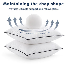 MIULEE white goose down filling for airy loft and comfort