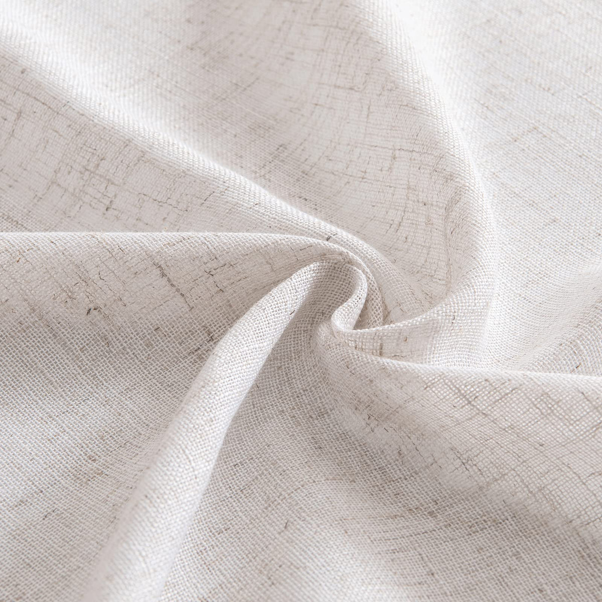 MIULEE white linen curtains privacy-friendly semi-sheer weave for safer spaces.