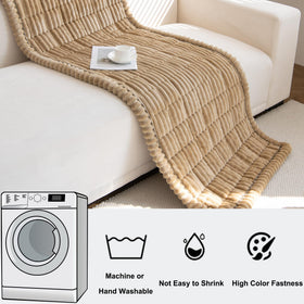 Mivnue brown non-slip back emphasizes grip on sofa.