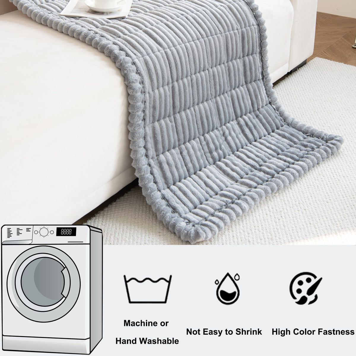 Mivnue washable material stays color rich after washing and daily use.