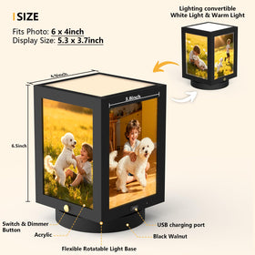 Mixoo dimmable touch-control lamp with three color temperatures.