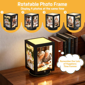 Mixoo nightstand decoration adds warm, cozy lighting.