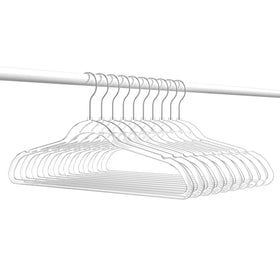 MIZGI chrome hook adds a modern finish for stylish closets.