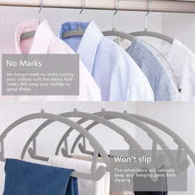 MIZGI Built-in accessory bar keeps ties and scarves organized.