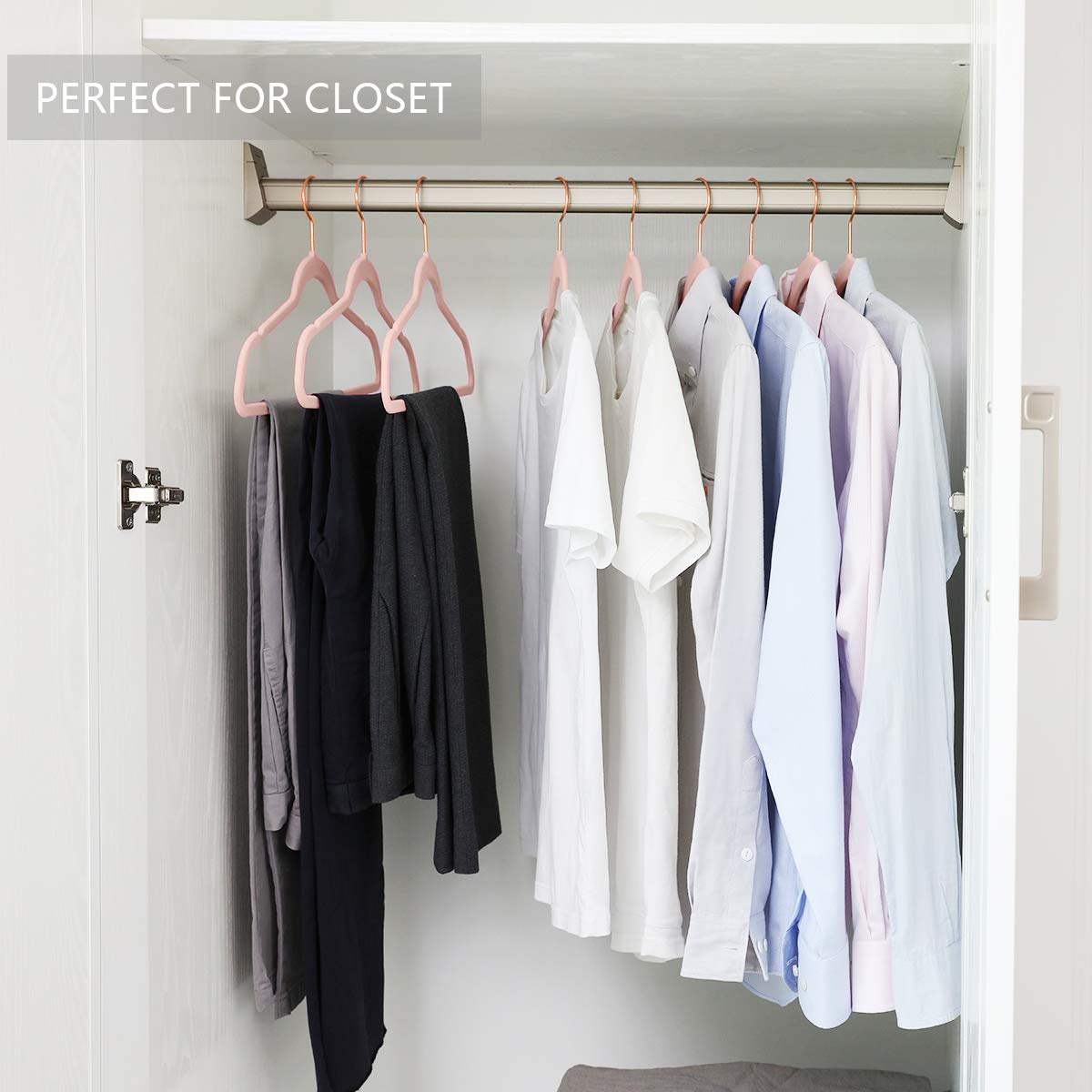 MIZGI college dorm room hangers keep gear tidy and accessible.
