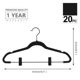 MIZGI hangers support heavy coats up to 18 lbs