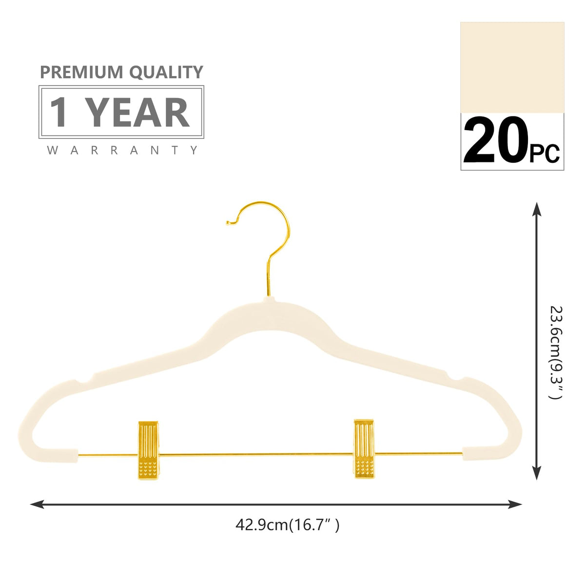 Strong load-capacity: MIZGI hangers support heavy pants and coats