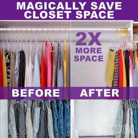 MIZGI invisible design blends with decor for a tidy, elegant closet