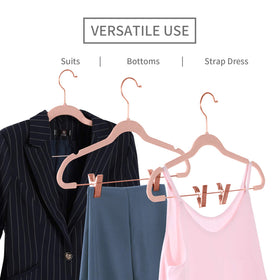 MIZGI slender space-saving design maximizes closet capacity