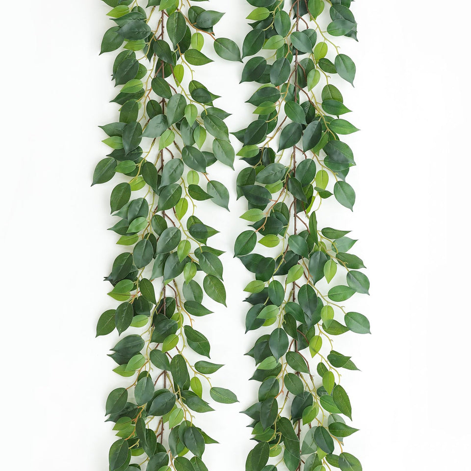 Mizii 2-pack 78-inch artificial ficus vines for versatile decor.