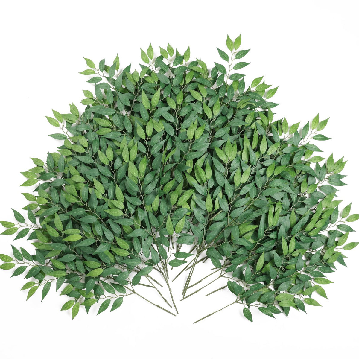 mizii Italian ruscus artificial greenery stem 20 inches ideal for centerpieces and arches