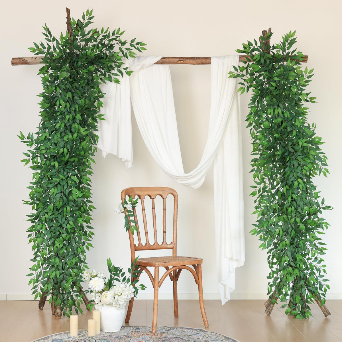 mizii wall decor Italian ruscus stems for natural greenery