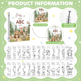 MJSXY 26 A-Z Forest Animal Coloring Cards – simple coloring activity for each guest