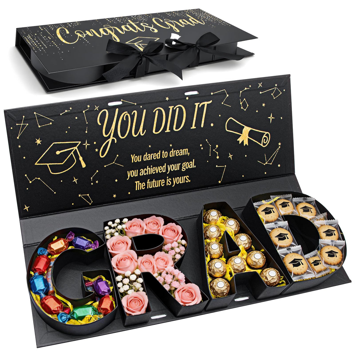 MJuAn graduation box 2026 display-ready for party decor and keepsake moments.