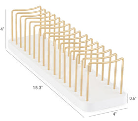 Mkono hat display dimensions 15.3 inches long by 4 by 4 for precise arrangement