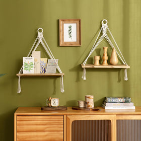 Mkono hanging shelf in bathroom organizer for toiletries