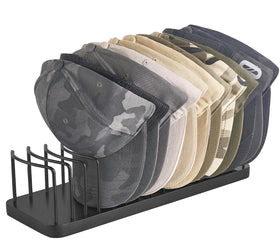 Mkono hat organizer 15-cap display on desk for easy access