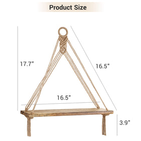 Mkono wall display shelf for candles and cosmetics in a bedroom