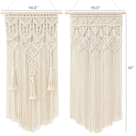 Gift-ready Mkono macrame wall art for living rooms and holidays.