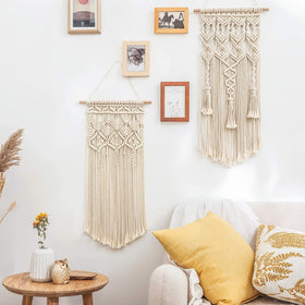Mkono symmetrical boho design wall art fits any room