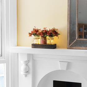 Mkono versatile decor for display of faux flowers or utensils.