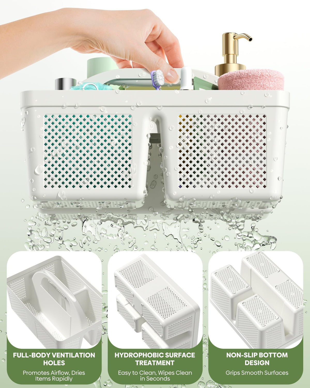 MLIKLU versatile design supports cosmetics, tools, and small gadgets across multiple rooms.