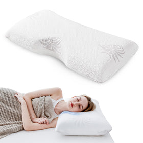 MLILY EGOHOME cervical neck pillow overview with ergonomic contour for neck and spine support