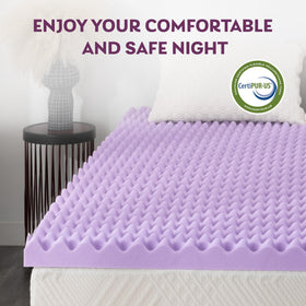 MLILY topper shown in RV setup, versatile for travel beds and small spaces
