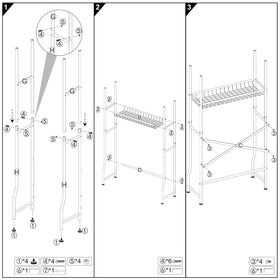 Mlinavn moisture-resistant engineered wood shelves for bathroom humidity