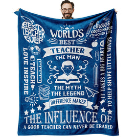 Mlkdcid teacher blanket with apple pattern offers warm study-time comfort