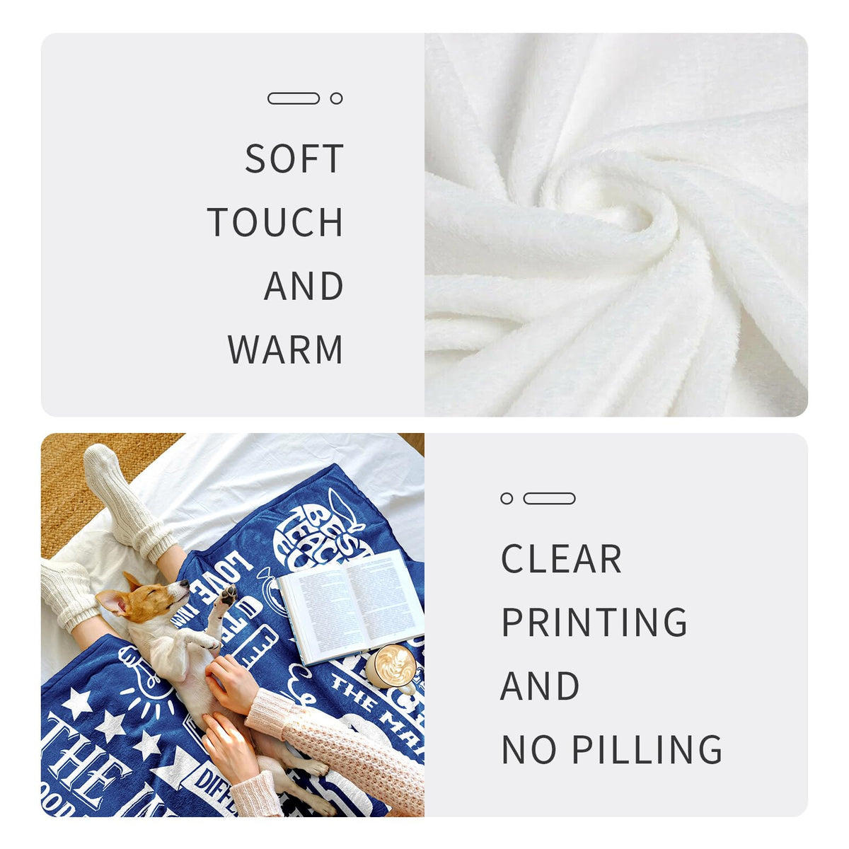 Mlkdcid blanket's machine-washable design keeps softness after every wash