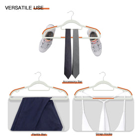 MLKJHHI built-in accessory bars hold pants and scarves.