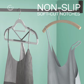 MLKJHHI sturdy hanger supports heavy coats and suits without bending