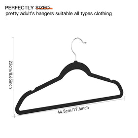 MLKJHHI slim profile helps create a neater closet look.