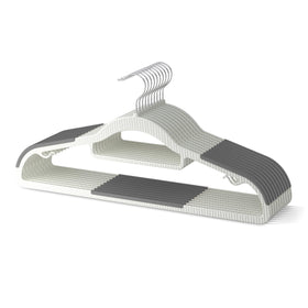 MLKJHHI heavy-duty hanger with rubber padding grips coats and dresses securely