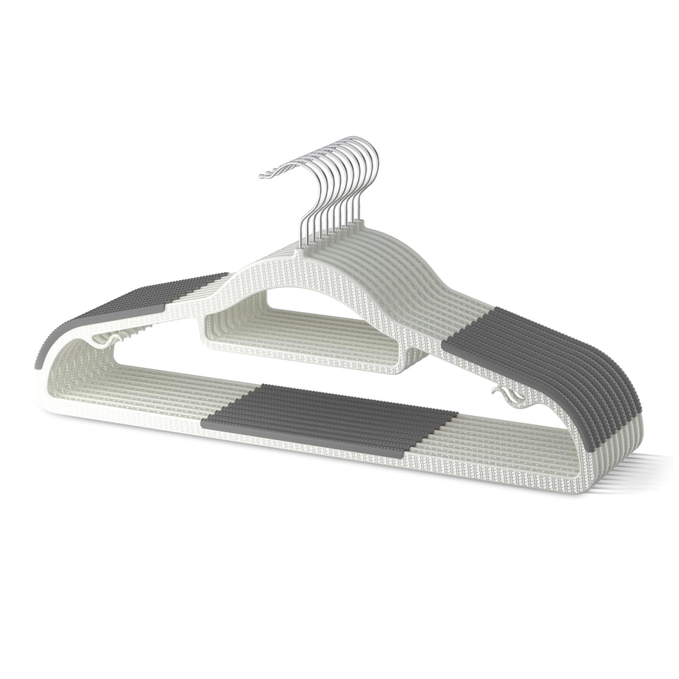MLKJHHI heavy-duty hanger with rubber padding grips coats and dresses securely