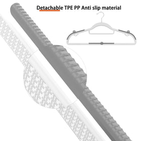 MLKJHHI thick rubber-coated shoulders protect delicate fabrics.