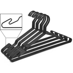 MLMD Lux heavy-duty hangers in 4mm metal for durable wardrobe organization