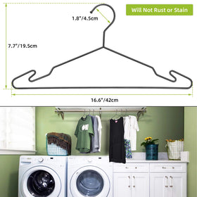 MLMD Lux powder-coated finish adds luxury look and durability of hangers
