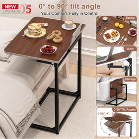 MLZLLL TV Tray Table folds compactly for easy storage.
