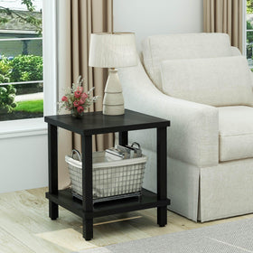 MMEOLUOOK end table beside bed supports bedtime essentials within reach