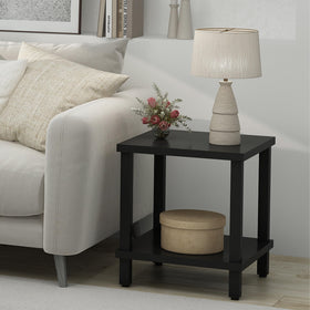 MMEOLUOOK end table MDF construction emphasizes durability and stability