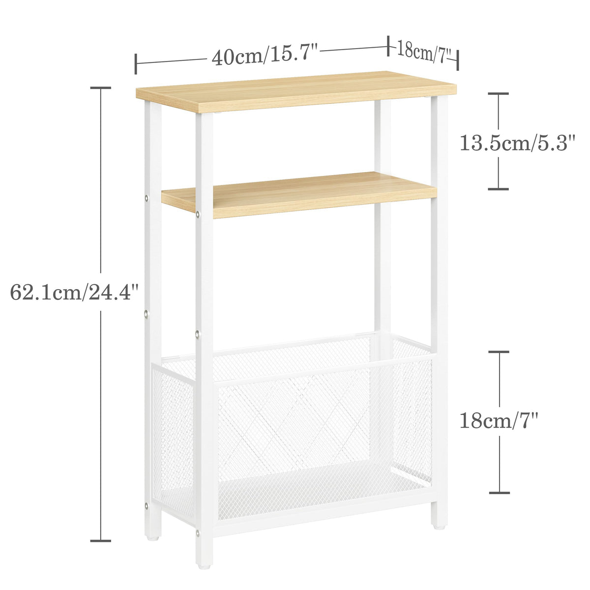 MMEOLUOOK slim side table with durable metal frame for daily reliability