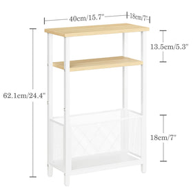 MMEOLUOOK slim side table with durable metal frame for daily reliability