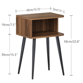 MMEOLUOOK small-space side table suited for bedroom or living room.
